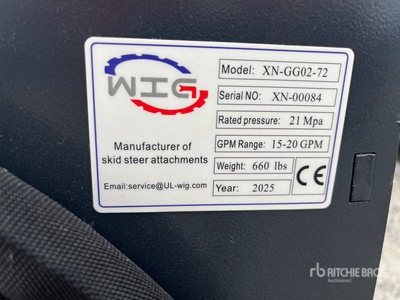 2025 Wig XNGG0272 Kompaktlader-Schlegelmäher (Unused)