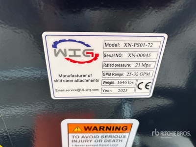 2025 Wig XNPS0172 Skid Steer Block Crusher (Unused)