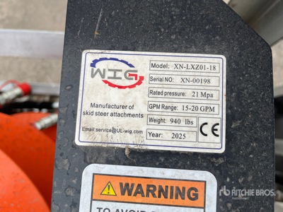 2025 Wig XNLXZ0118 Tarière pour chargeuse à différentiel (Unused)