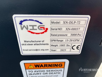 2025 Wig XNDLP72 Râteau motorisé sur chargeuse à différentiel (Unused)