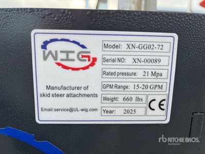 2025 Wig XNGG0272 Kompaktlader-Schlegelmäher (Unused)