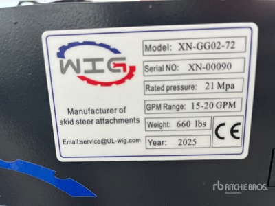 2025 Wig XNGG0272 Kompaktlader-Schlegelmäher (Unused)