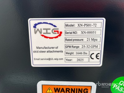 2025 Wig XNPS0172 Skid Steer Block Crusher (Unused)