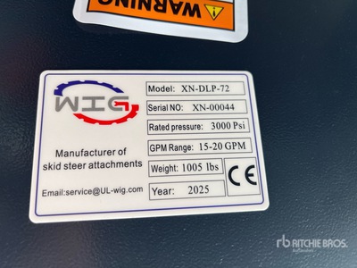 2025 Wig XNDLP72 72 IN Preparatore per mini pala (Unused)