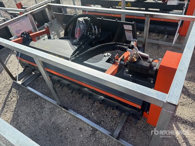 2025 Wig XNDLP72 72 in Skid Steer Power Rake (Unused)