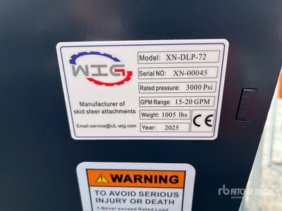 2025 Wig XNDLP72 72 IN Preparatore per mini pala (Unused)