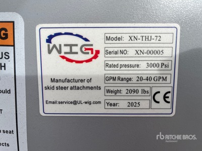 2025 Wig XNTHJ172 Broyeur pour chargeuse à différentiel (Unused)