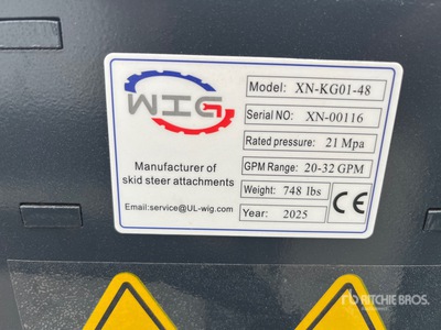 2025 Wig XNKG0148 48 IN Kompaktlader-Grabenfräse (Unused)