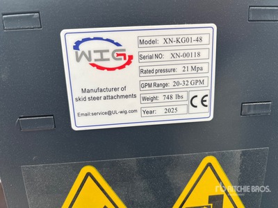 2025 Wig XNKG0148 48 IN Kompaktlader-Grabenfräse (Unused)