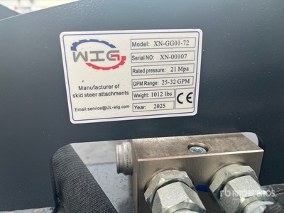 2025 Wig XNGG0172 Kompaktlader-Freischneider (Unused)