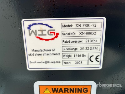 2025 Wig XNPS0172 Skid Steer Block Crusher (Unused)