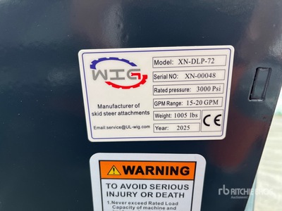 2025 Wig XNDLP72 72 IN Râteau motorisé sur chargeuse à différentiel (Unused)