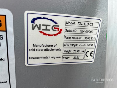 2025 Wig XNTHJ172 Broyeur pour chargeuse à différentiel (Unused)