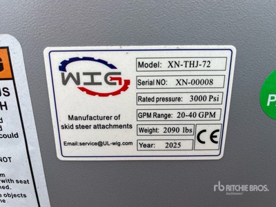2025 Wig XNTHJ172 Broyeur pour chargeuse à différentiel (Unused)