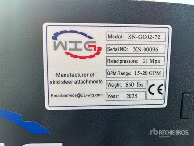 2025 Wig XNGG0272 72 IN Kompaktlader-Schlegelmäher (Unused)