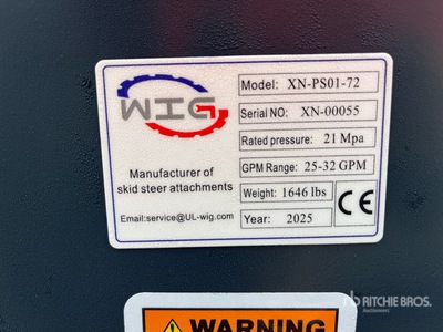 2025 Wig XNPS0172 Skid Steer Block Crusher (Unused)
