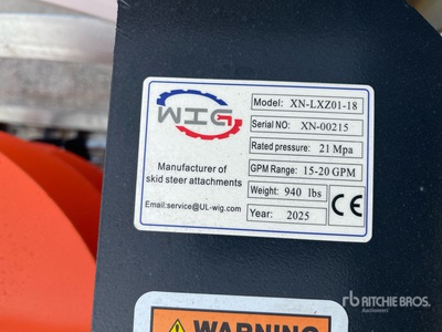 2025 Wig XNLXZ0118 QTY OF 4 Tarière pour chargeuse à différentiel (Unused)