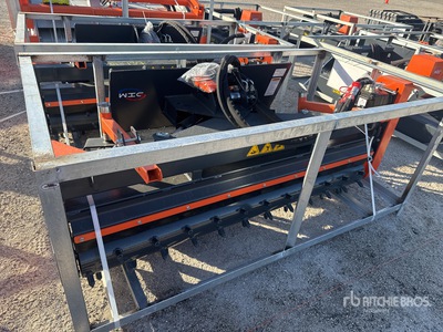 2025 Wig XNDLP72 72 in Skid Steer Power Rake (Unused)