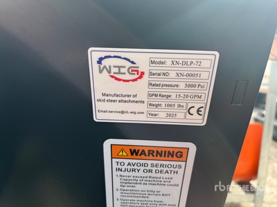 2025 Wig XNDLP72 72 IN Preparatore per mini pala (Unused)