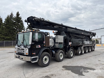2018 Schwing S61SX 61 m on 2019 Mack TerraPro TE126 16x6 Concrete Pump Truck