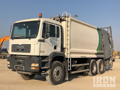 2008 MAN TGA33.360 6x4 Rear Loader Müllabfuhrwagen