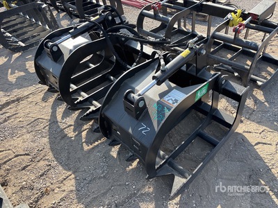 2025 Raytree RMBG72 72 in Root Skid Steer Grapple (Unused)