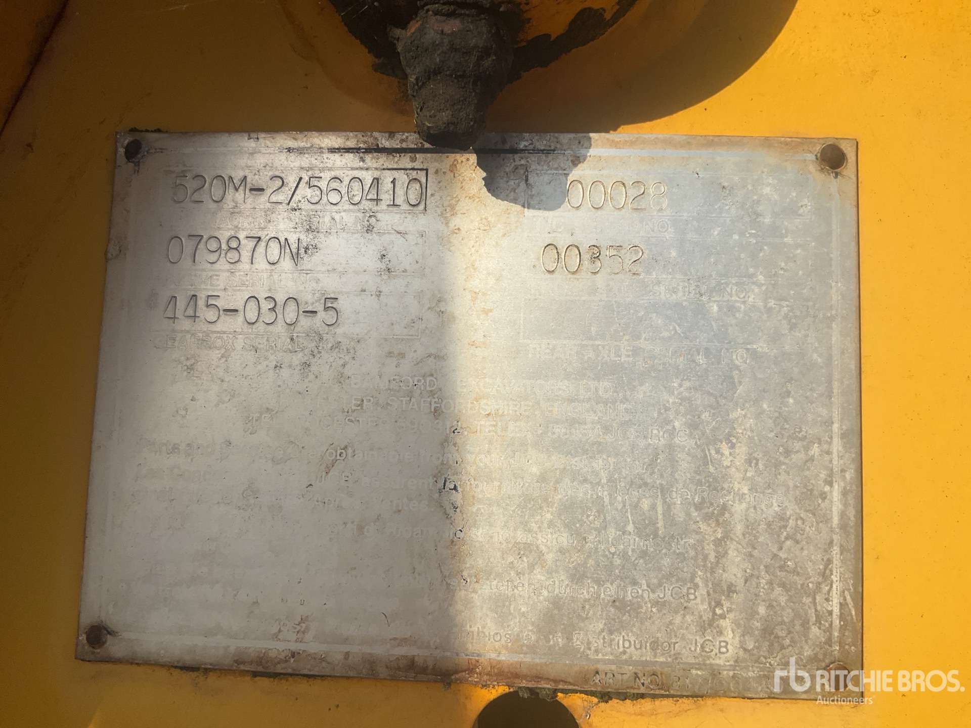 JCB 520M-2 Rough Terrain Forklift