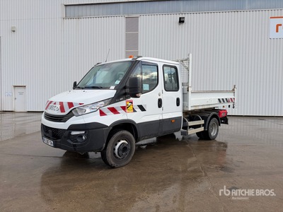 2019 Iveco 70-180 4x2 Camion Benne 2-Achs Kipper-Lkw
