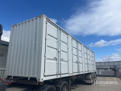 2025 40 ft High Cube Multi-Door Storage Container