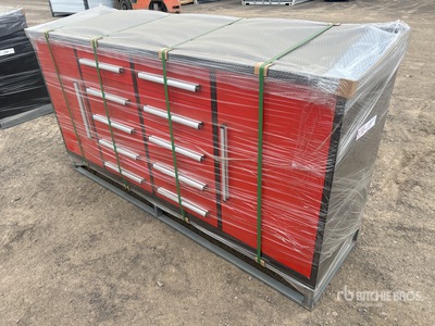 Suihe 2200 mm 10-Drawer Workbench (Unused)