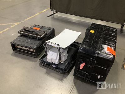 (1) Hawkeye III Pedestal w/Case & (1) Hawkeye UPS Kit Case