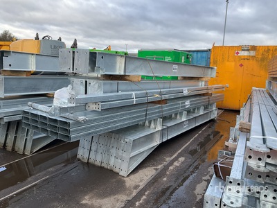 60' x 30' x 16' Fully Galvanised Steel Portal Frame Building (Unused)