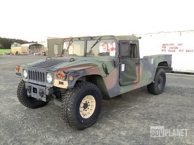 2002 AM General M1097A2 HMMWV 2 Door Soft Top w/Truck Body