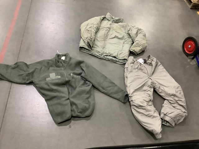 (11) Cold Weather Trousers, (19) Cold Weather Jackets & Assorted Items
