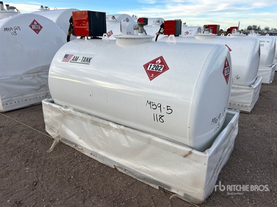 2025 AM Tank AM-TANK500 555 gal Skid Mounted Steel Tank (Unused)