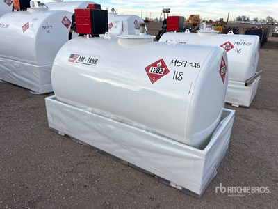 2025 AM Tank AM-TANK500 555 gal Skid Mounted Steel Tank (Unused)