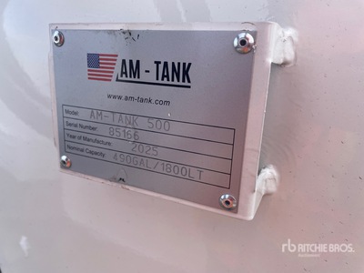 2025 AM Tank AM-TANK500 555 gal Skid Mounted Steel Tank (Unused)