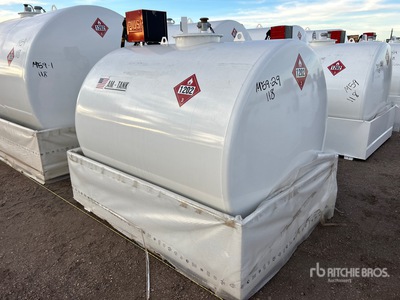 2025 AM Tank AM-TANK1000 1000 gal Skid Mounted Steel Tank (Unused)