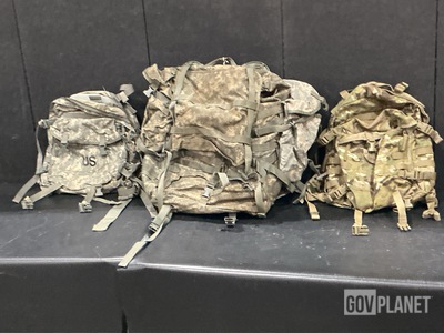 (57) Assault Pads, (10) Large Field Pack Sets & Assorted Items