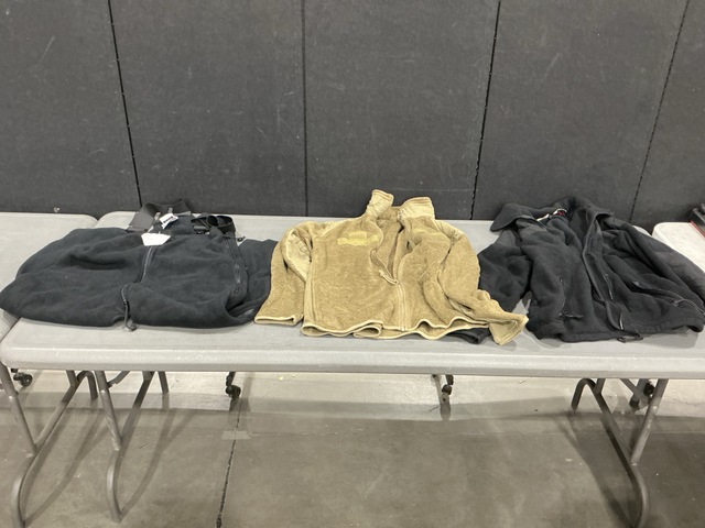 (1) Cold Weather Shirts, (42) Cold Weather Jackets & Assorted Items