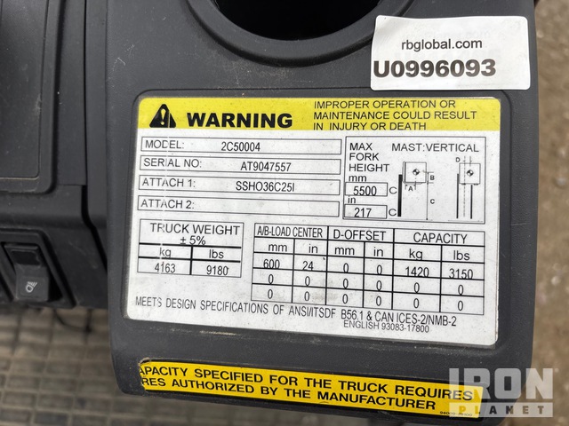 MONTACARGAS 2019 CATERPILLAR 2C50004