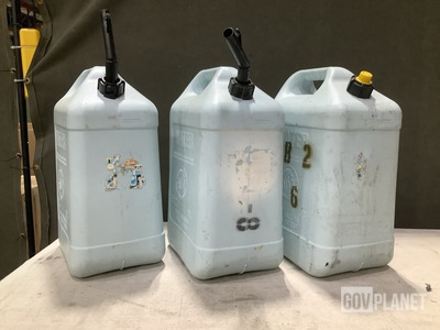 (12) Plastic Water Cans