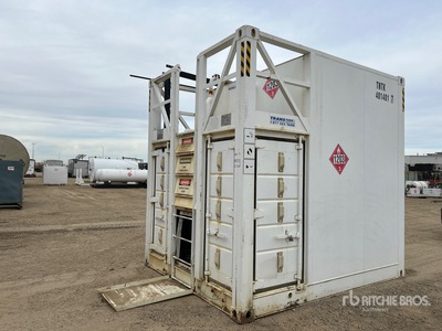 2007 Transtank 12000 L Skid Mounted Steel Fuel Tank