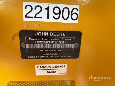 2023 John Deere 524P Wiellader