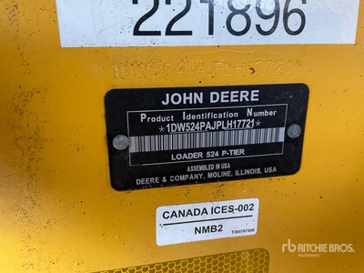 2023 John Deere 524P Wheel Loader