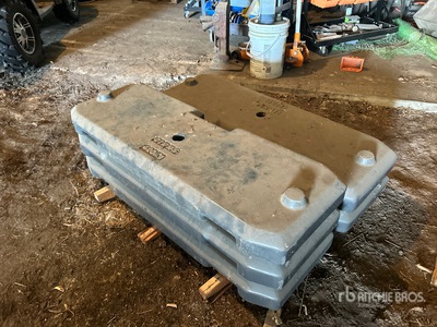 Quantity of (5) Claas Tractor Weights - Fits Claas Xerion 4500