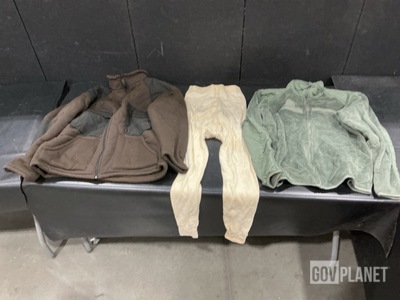 (2) Cold Weather Shirts, (56) Cold Weather Jackets & Assorted Items