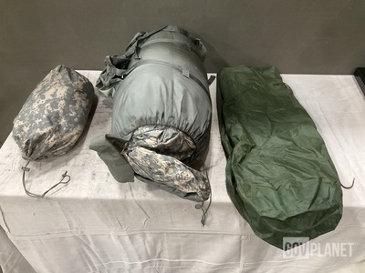 (4) Modular Sleep Systems, (4) ICS Improved Combat Shelters & Assorted Items