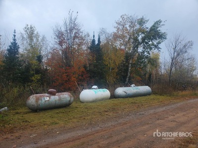 Quantity of (3) Steel Propane Tanks