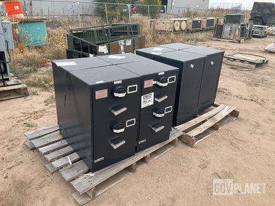 (4) Alpha Safe Filing Cabinet Safes